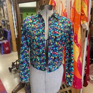 Liz Claiborne Multicolor Floral Jacket‎ (A)
